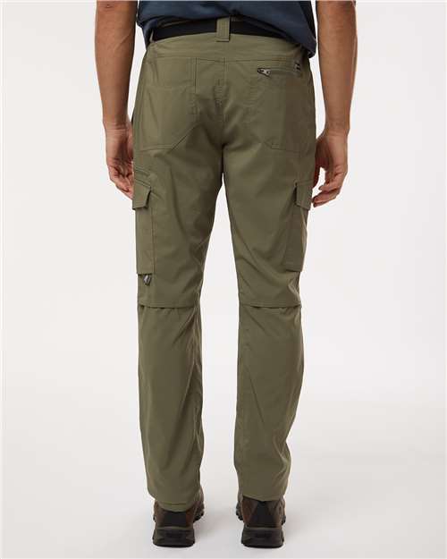 Columbia 212335 Men's Skien Valley Cargo Pants - Stone Green - model back