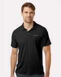 Columbia 211856 Men's Tech Trail Utility Polo - Black - model front