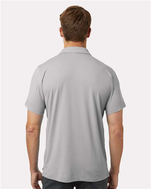 Columbia 211856 Men's Tech Trail Utility Polo - Columbia Grey - model back