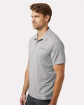 Columbia 211856 Men's Tech Trail Utility Polo - Columbia Grey - model side