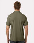 Columbia 211856 Men's Tech Trail Utility Polo - Stone Green - model back