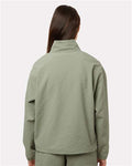 Columbia 211893 Women's Sucker for Summer Half-Zip Pullover - Safari - model back