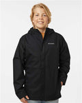 Columbia 211592 Youth Hikebound II Jacket - Black - model front