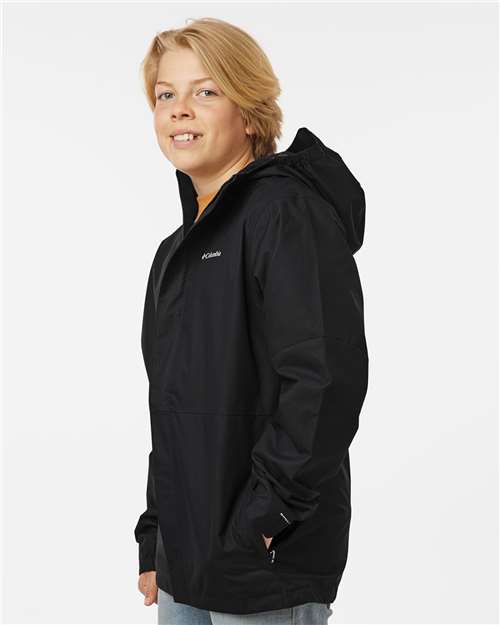 Columbia 211592 Youth Hikebound II Jacket - Black - model side