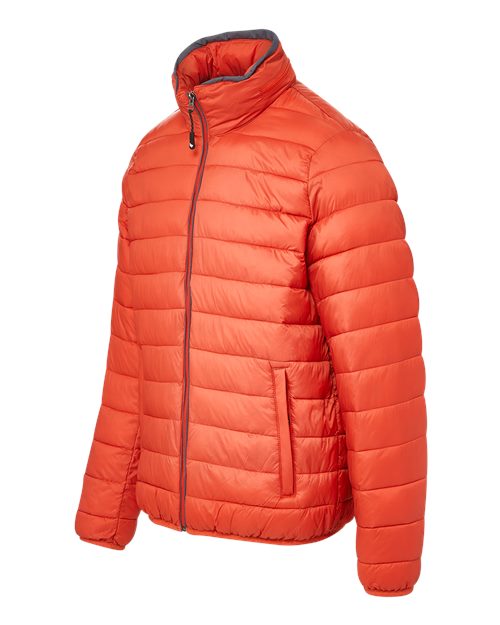 Weatherproof 211136 Men's PillowPac Puffer Jacket - Sunset - side