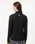 Adidas A1007 Women's Ultimate365 Textured Full-Zip Jacket - Black - model back