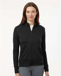 Adidas A1007 Women's Ultimate365 Textured Full-Zip Jacket - Black - model front