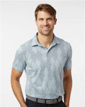 Adidas A2008 Men's Ultimate365 Textured Polo - Wonder Blue - model front
