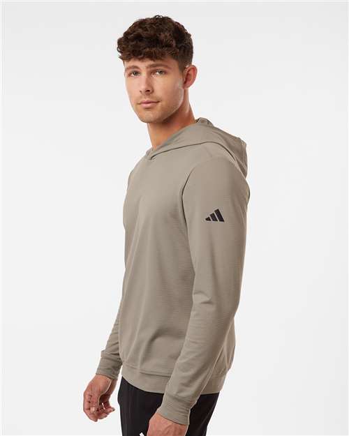 Adidas A2009 Men's Ultimate365 Elevated Hoodie - Putty Beige - model side