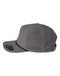 Columbia 212134 Tidal Pursuit 3D Stretch Snapback Cap - City Grey/ Fish Circle Bass - side