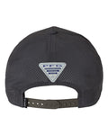 Columbia 212134 Tidal Pursuit 3D Stretch Snapback Cap - Shark/ Fish Circle Red Fish - back