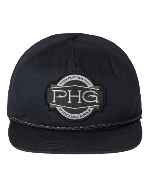Columbia 209319 PHG Terminal Shot Snapback Cap - Black - front