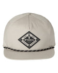 Columbia 209319 PHG Terminal Shot Snapback Cap - Dark Stone - front