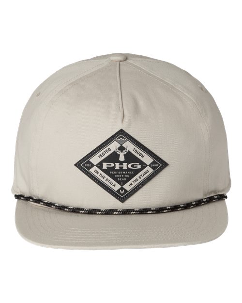 Columbia 209319 PHG Terminal Shot Snapback Cap - Dark Stone - front