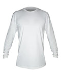 ANETIK MVLPRL8 Men's Low Pro Tech Long Sleeve T-Shirt - White Heathered - front
