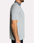 ANETIK MPTNTS0 Men's Transit Tech Polo - Alloy Heathered - model side