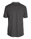 ANETIK MPTNTS0 Men's Transit Tech Polo - Charcoal Heathered - back