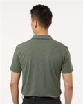 ANETIK MPTNTS0 Men's Transit Tech Polo - Dark Olive Heathered - model back