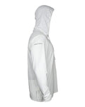 ANETIK MVLPRH8 Men's Low Pro Tech Hooded Long Sleeve T-Shirt - White Heathered - side