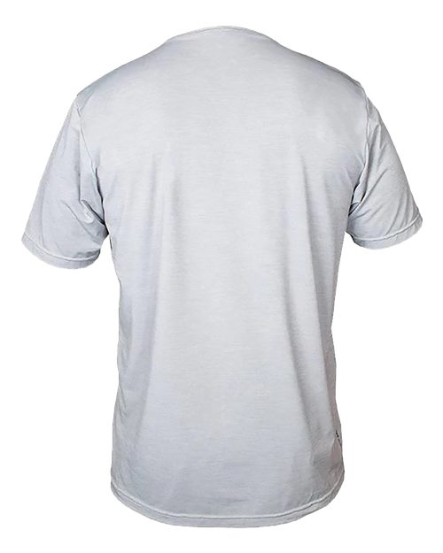 ANETIK MVLPRS8 Men's Low Pro Tech T-Shirt - Alloy Heathered - back