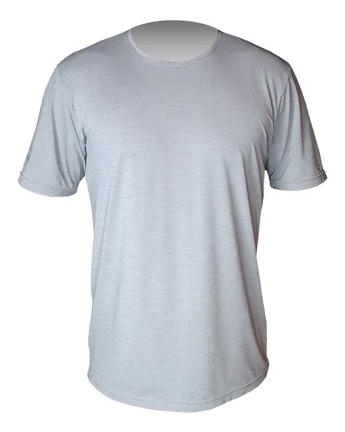 ANETIK MVLPRS8 Men's Low Pro Tech T-Shirt - Alloy Heathered - front
