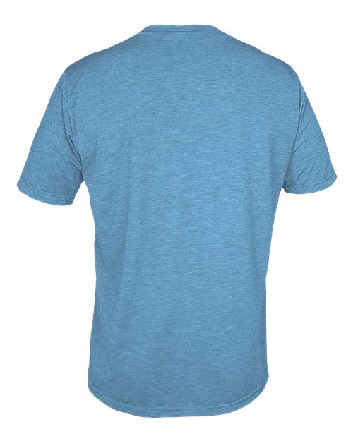 ANETIK MVLPRS8 Men's Low Pro Tech T-Shirt - Bahama Heathered - back