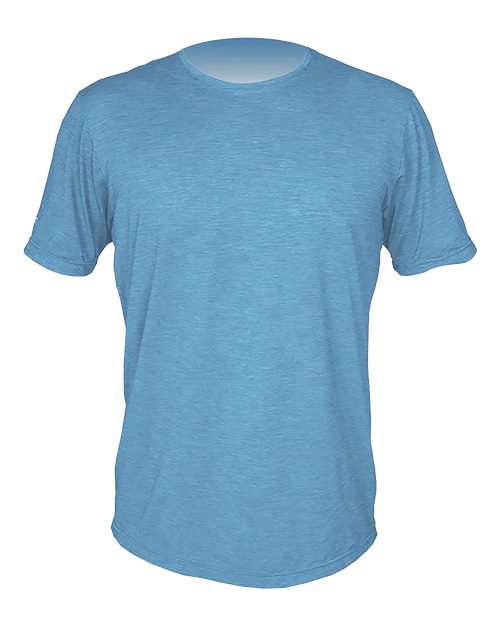 ANETIK MVLPRS8 Men's Low Pro Tech T-Shirt - Bahama Heathered - front