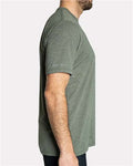 ANETIK MVLPRS8 Men's Low Pro Tech T-Shirt - Dark Olive Heathered - model side
