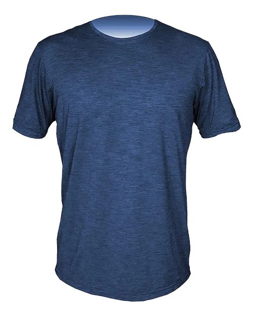 ANETIK MVLPRS8 Men's Low Pro Tech T-Shirt - Navy Heathered - front