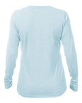 ANETIK WSBRZL0 Women's Breeze Tech Long Sleeve T-Shirt - Sky Heathered - back