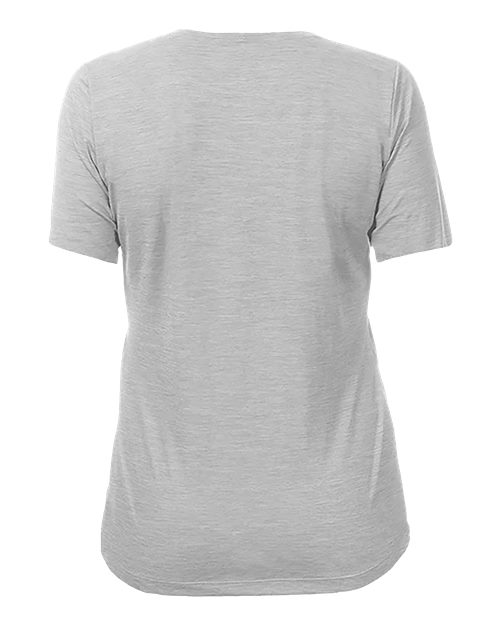 ANETIK WSBRZS0 Women's Breeze Tech T-Shirt - Alloy Heathered - back
