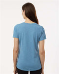 ANETIK WSBRZS0 Women's Breeze Tech T-Shirt - Bahama Heathered - model back