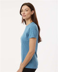 ANETIK WSBRZS0 Women's Breeze Tech T-Shirt - Bahama Heathered - model side