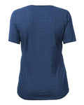 ANETIK WSBRZS0 Women's Breeze Tech T-Shirt - Navy Heathered - back