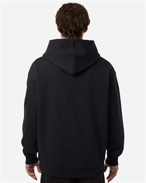 Independent Trading Co. IND330BLV Unisex Boulevard Heavyweight Hooded Sweatshirt - Black - model back