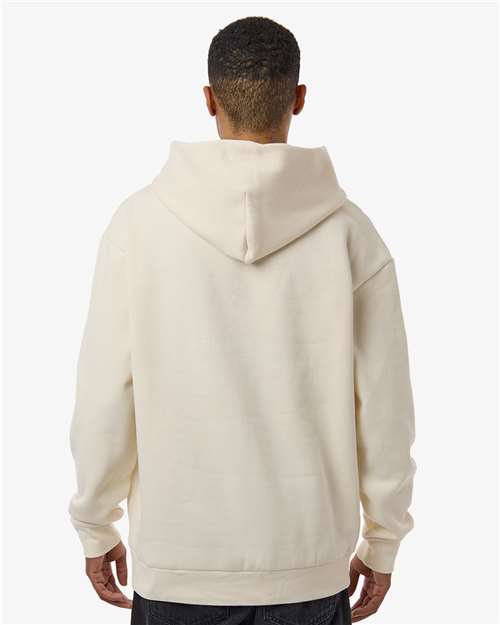 Independent Trading Co. IND330BLV Unisex Boulevard Heavyweight Hooded Sweatshirt - Bone - model back