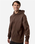 Independent Trading Co. IND330BLV Unisex Boulevard Heavyweight Hooded Sweatshirt - Brown - model side