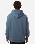 Independent Trading Co. IND330BLV Unisex Boulevard Heavyweight Hooded Sweatshirt - Storm Blue - model back