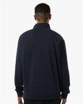 Independent Trading Co. SS4600QZ Unisex Midweight Quarter-Zip Pullover - Classic Navy - model back