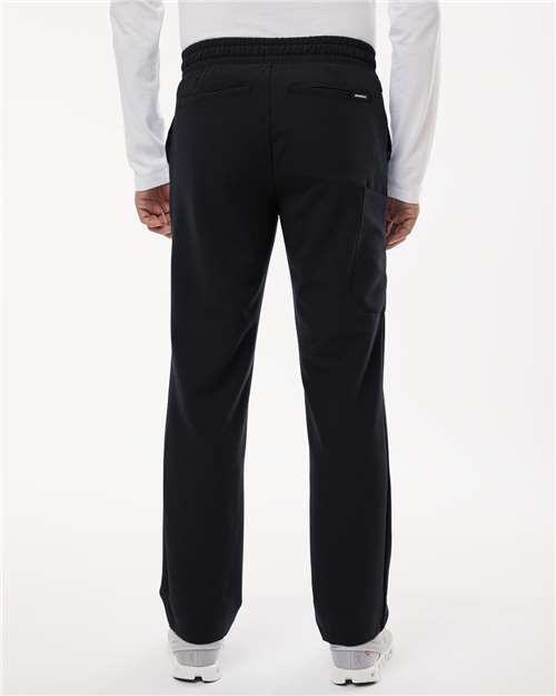 Jaanuu M20001 Men's Rhodes Everyday Straight-Leg Scrub Pants - Black - model back