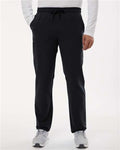 Jaanuu M20001 Men's Rhodes Everyday Straight-Leg Scrub Pants - Black - model front