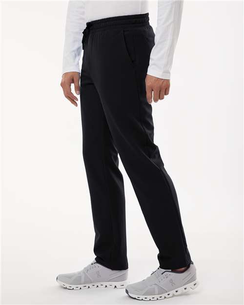 Jaanuu M20001 Men's Rhodes Everyday Straight-Leg Scrub Pants - Black - model side
