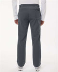 Jaanuu M20001 Men's Rhodes Everyday Straight-Leg Scrub Pants - Carbon Grey - model back