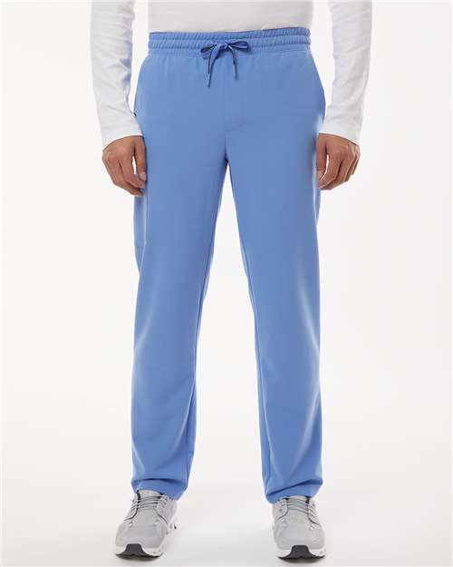 Jaanuu M20001 Men's Rhodes Everyday Straight-Leg Scrub Pants - Ceil Blue - model front