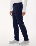 Jaanuu M20001 Men's Rhodes Everyday Straight-Leg Scrub Pants - Midnight Navy - model side