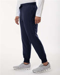 Jaanuu M20002 Men's Osmo 8-Pocket Scrub Joggers - Midnight Navy - model side