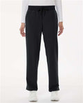 Jaanuu W20001 Women's Xenos Essential Knit-Waist Scrub Pants - Black - model front