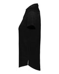 Augusta Sportswear 7002 Women's Pursuit Polo - Black - side