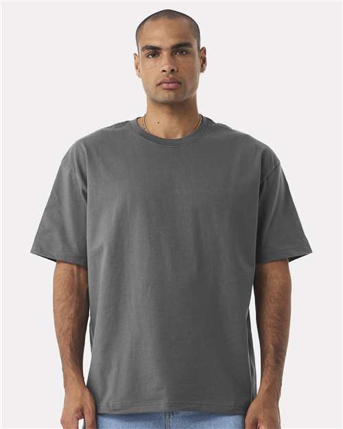 BELLA + CANVAS 4610 Unisex 7.5 oz Heavyweight Tee - Asphalt - model front