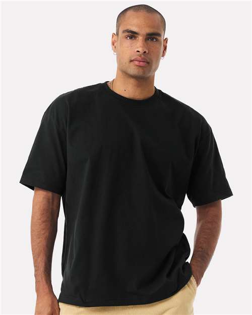 BELLA + CANVAS 4610 Unisex 7.5 oz Heavyweight Tee - Black - model front